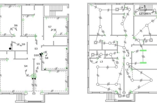 AUTOCAD PLAN KESİT GÖRÜNÜS ELEKTİRİK MEKANİK SIHHİ
